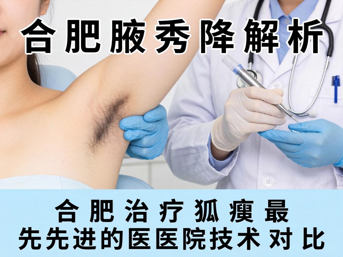 合肥腋秀解析，合肥治疗狐臭最先进的医院技术对比