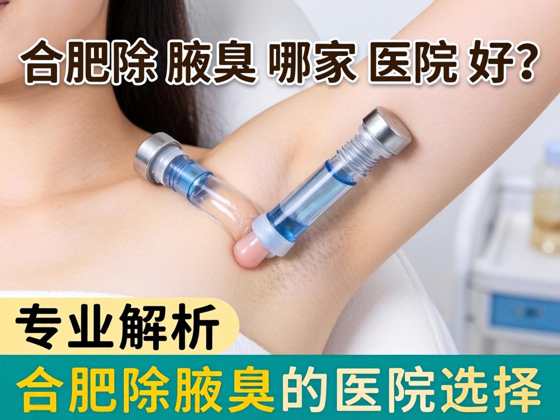 合肥除腋臭哪家医院好？专业解析合肥除腋臭的医院选择