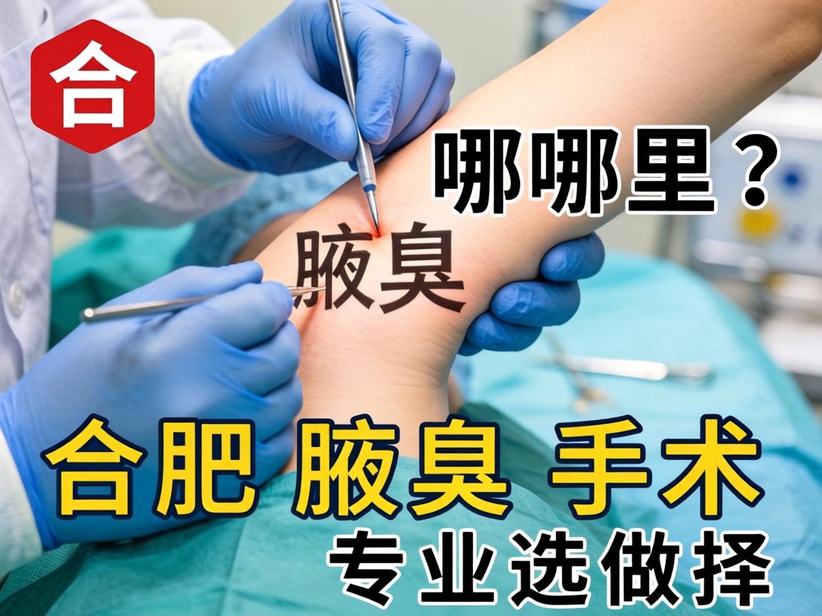 合肥腋臭手术哪里做？详解合肥腋臭手术的专业选择