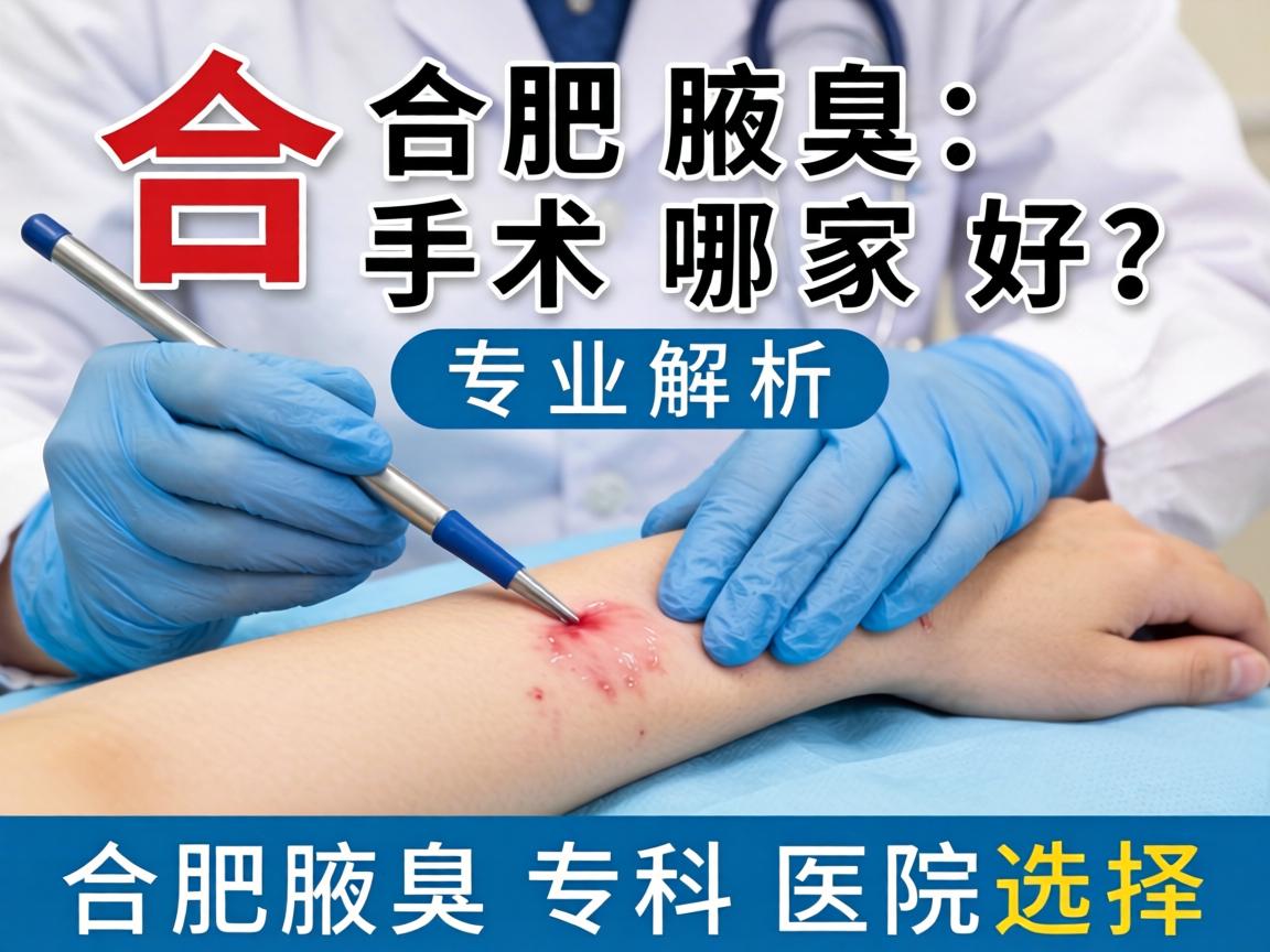合肥腋臭手术哪家好？专业解析合肥腋臭专科医院选择