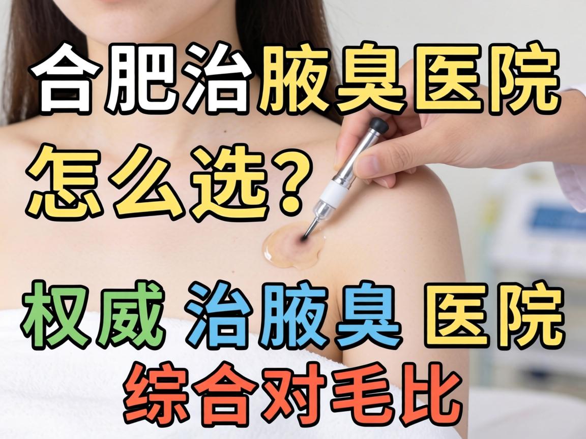 合肥治腋臭医院怎么选？权威治腋臭医院综合对比