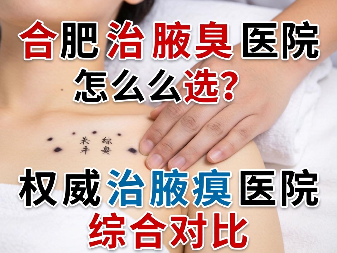 合肥治腋臭医院怎么选？权威治腋臭医院综合对比