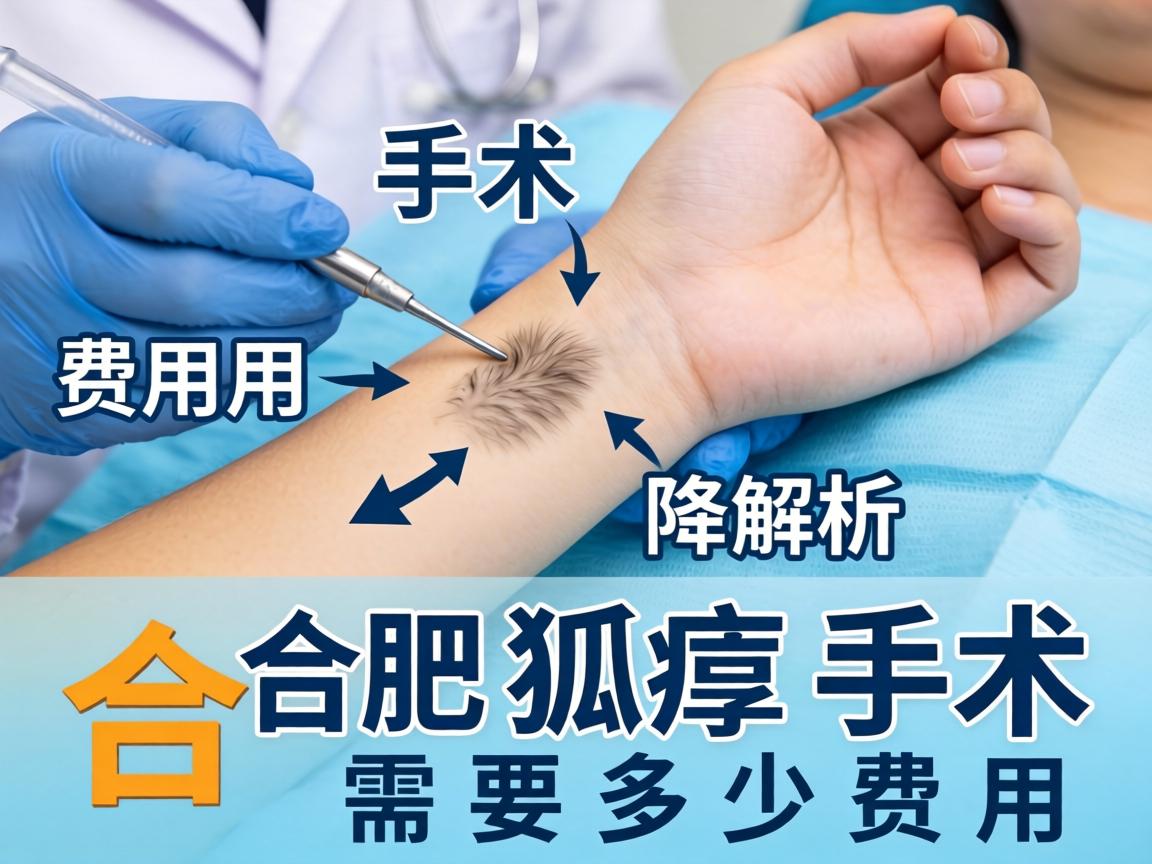 狐臭手术费用解析，合肥狐臭手术需要多少费用