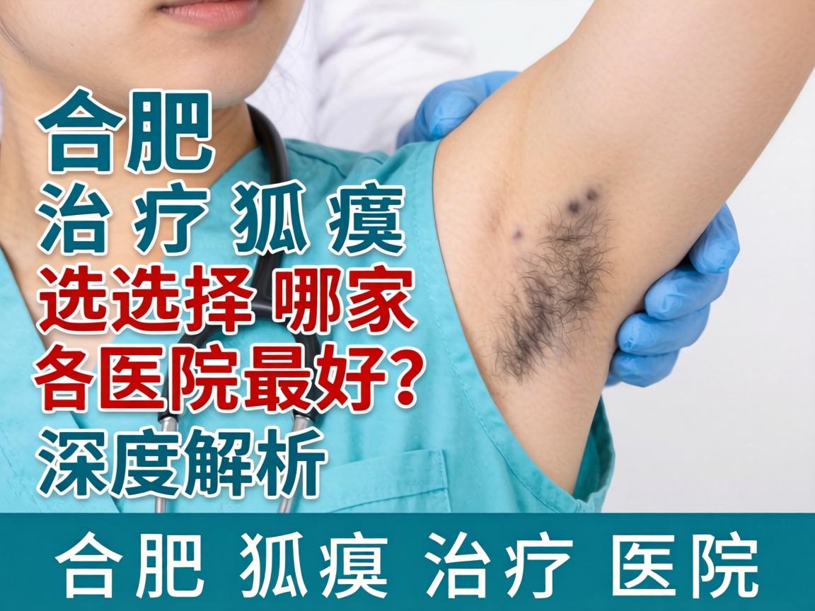 合肥治疗狐臭选择哪家医院最好？深度解析合肥狐臭治疗医院