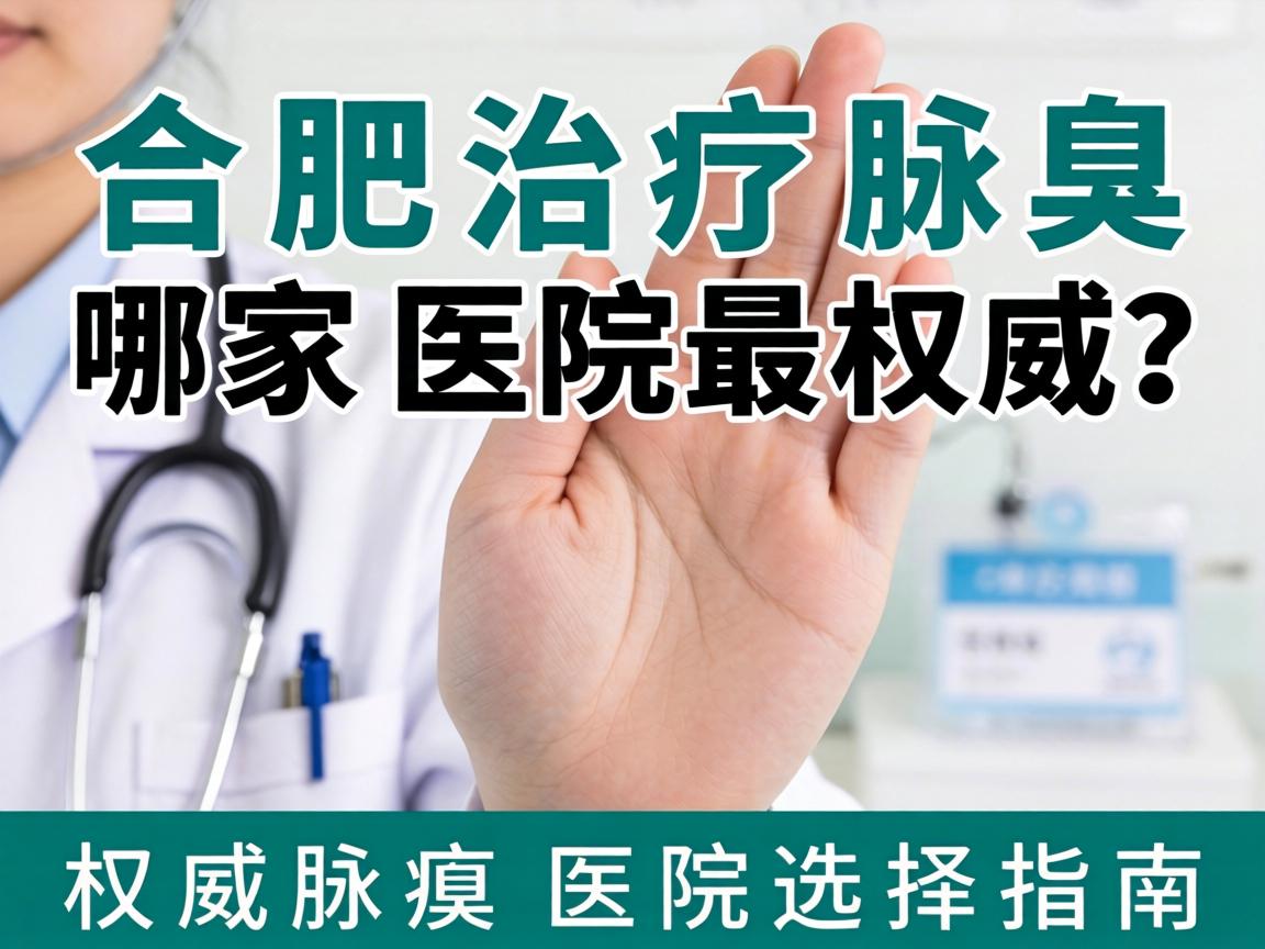 合肥治疗腋臭哪家医院最权威？权威腋臭医院选择指南
