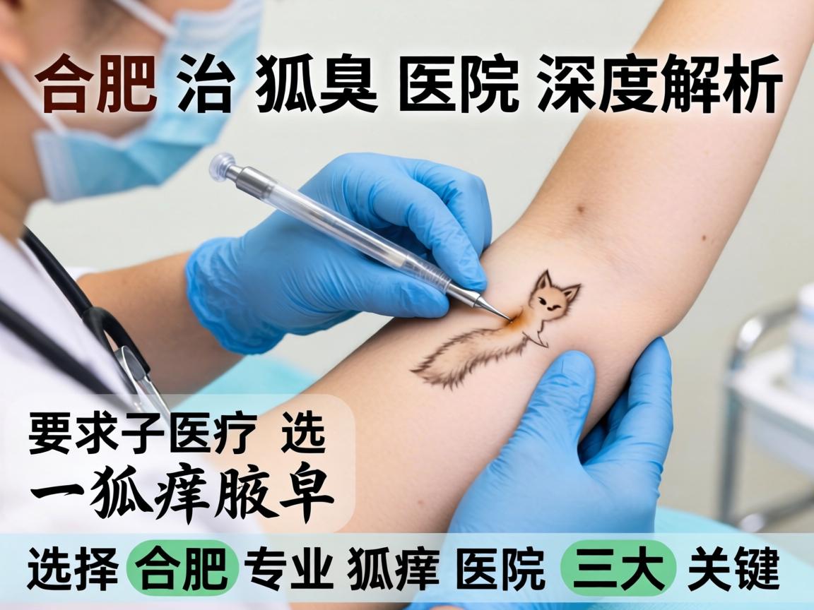 合肥治狐臭医院深度解析，选择合肥专业狐臭医院的三大关键