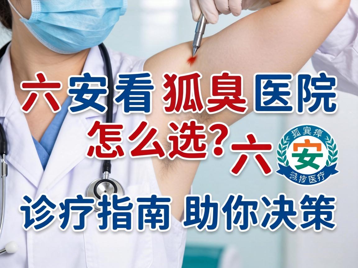 六安看狐臭医院怎么选？六安狐臭诊疗指南助你决策