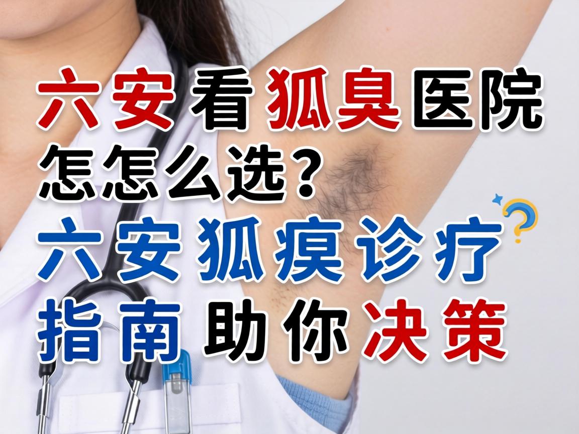 六安看狐臭医院怎么选？六安狐臭诊疗指南助你决策