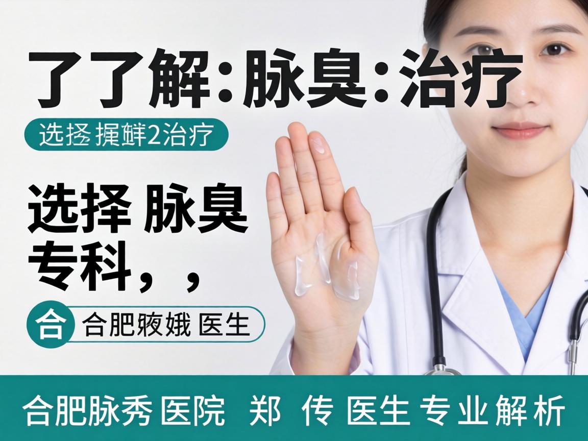 了解腋臭治疗 选择腋臭专科，合肥腋秀医院郑传娥医生专业解析