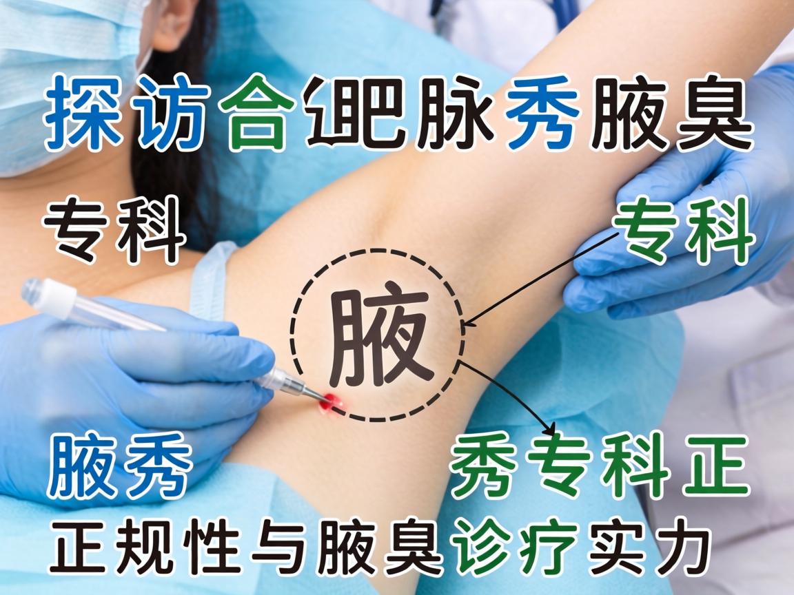 探访合肥腋秀腋臭专科，解析腋秀专科正规性与腋臭诊疗实力