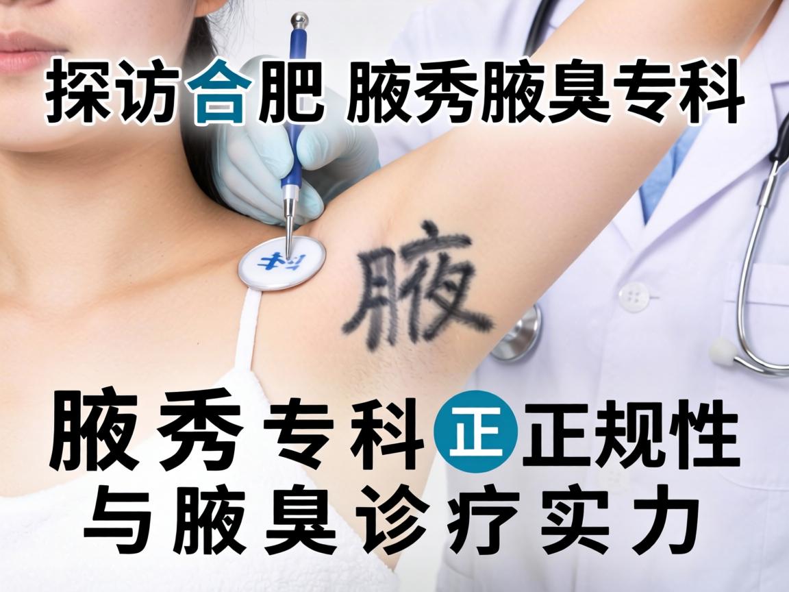 探访合肥腋秀腋臭专科，解析腋秀专科正规性与腋臭诊疗实力