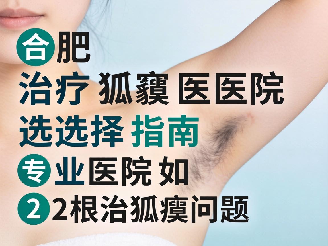合肥治疗狐臭医院选择指南，专业医院如何根治狐臭问题