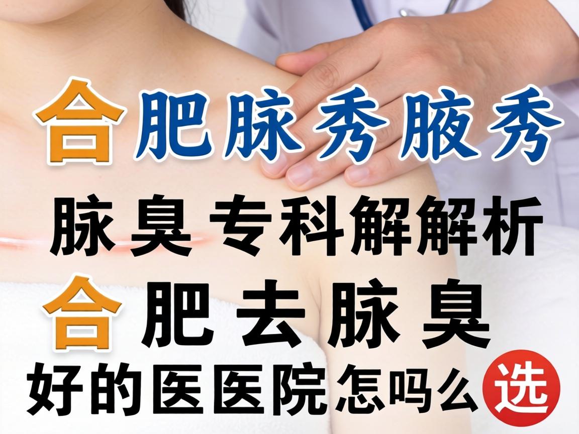 合肥腋秀腋臭专科解析，合肥去腋臭好的医院怎么选