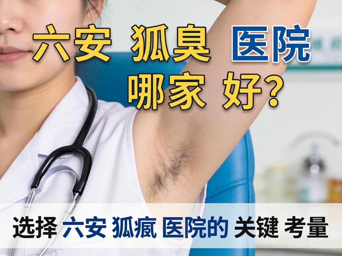 六安狐臭医院哪家好？选择六安狐臭医院的关键考量