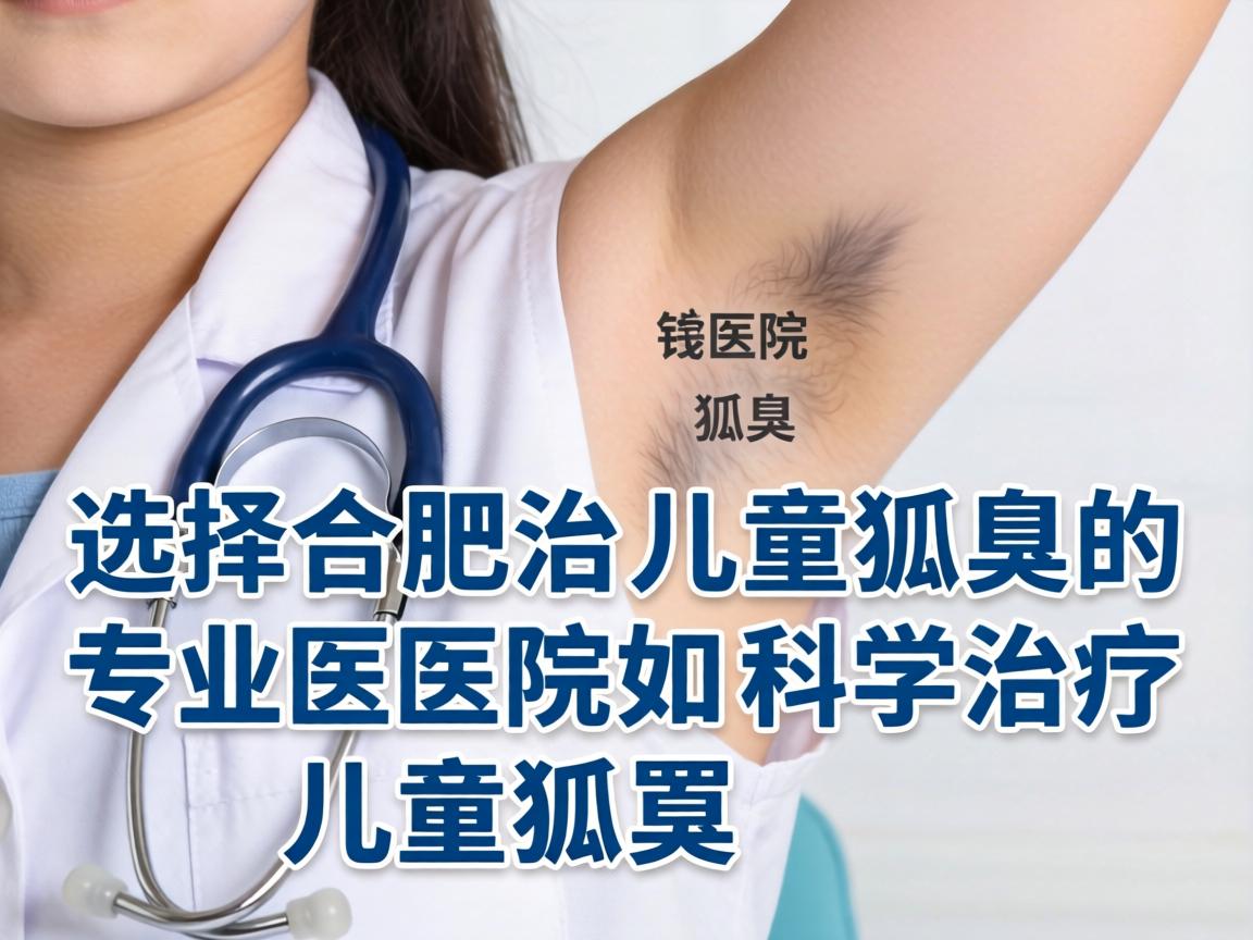 选择合肥治儿童狐臭的医院，专业医院如何科学治疗儿童狐臭