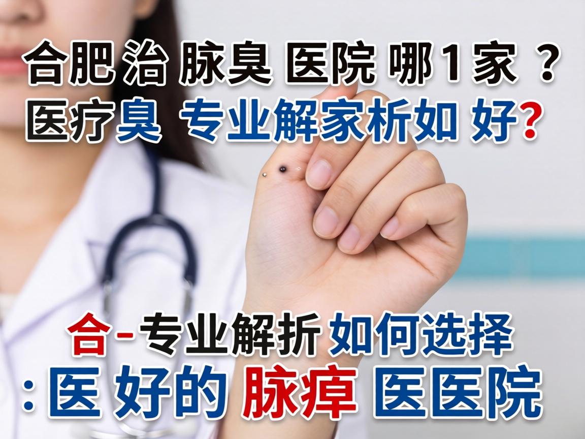 合肥治腋臭医院哪家好？专业解析如何选择好的腋臭医院