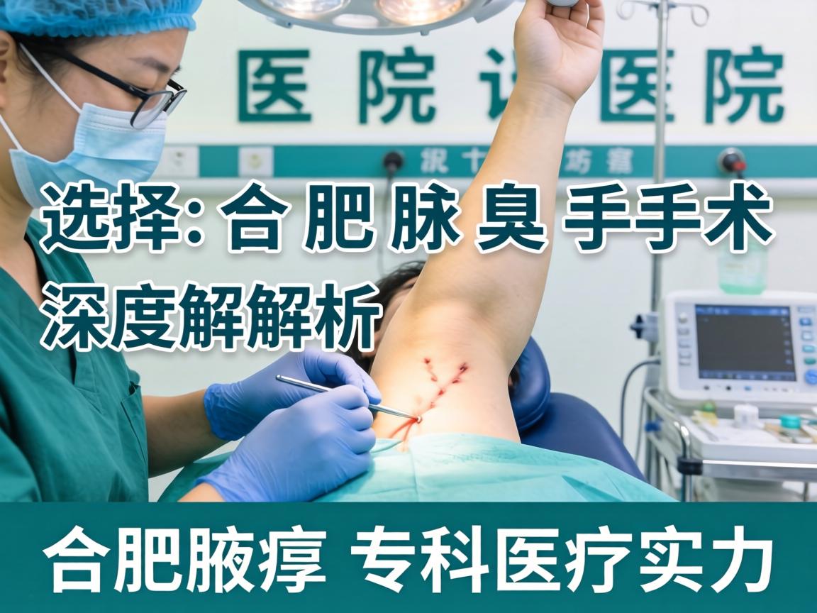 选择合肥腋臭手术医院，深度解析合肥腋臭专科医疗实力