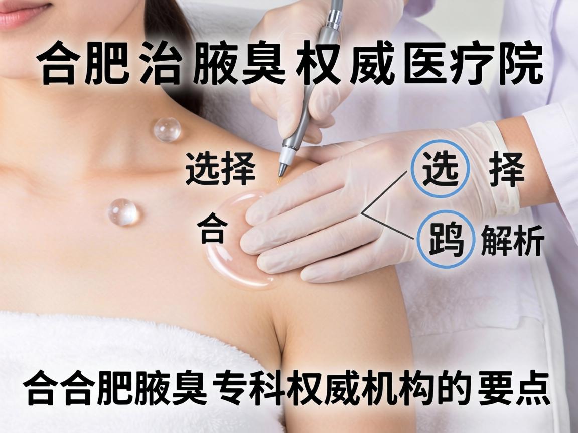 合肥治腋臭权威医院解析，选择合肥腋臭专科权威机构的要点