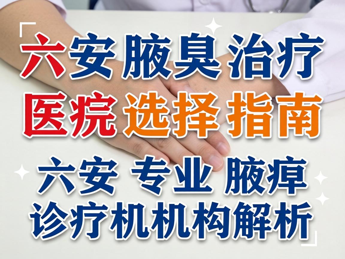 六安腋臭治疗医院选择指南，六安专业腋臭诊疗机构解析