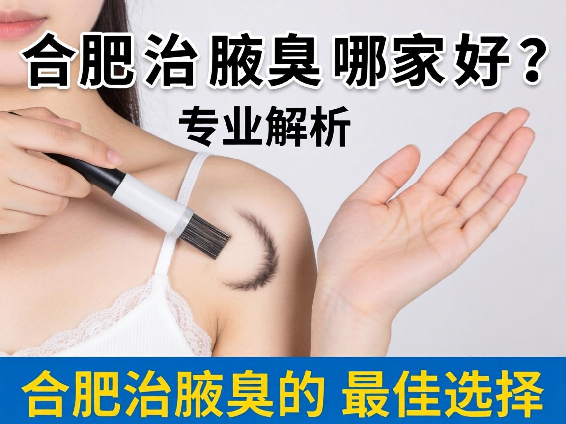 合肥治腋臭哪家好？专业解析合肥治腋臭的最佳选择