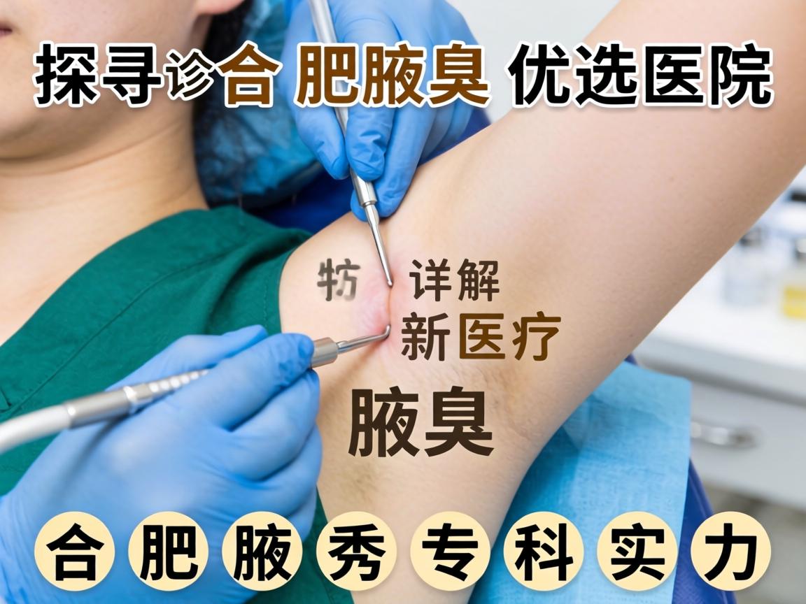 探寻合肥腋臭诊疗优选医院，详解合肥腋秀专科实力