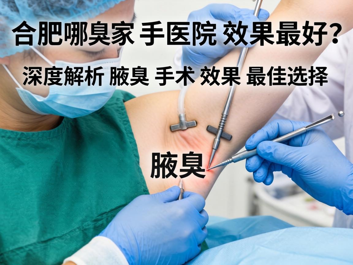 合肥腋臭手术哪家医院效果最好？深度解析腋臭手术效果最佳选择
