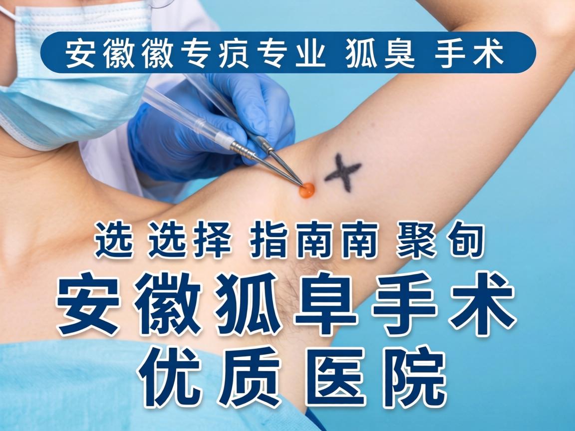 安徽专业狐臭手术选择指南，聚焦安徽狐臭手术优质医院