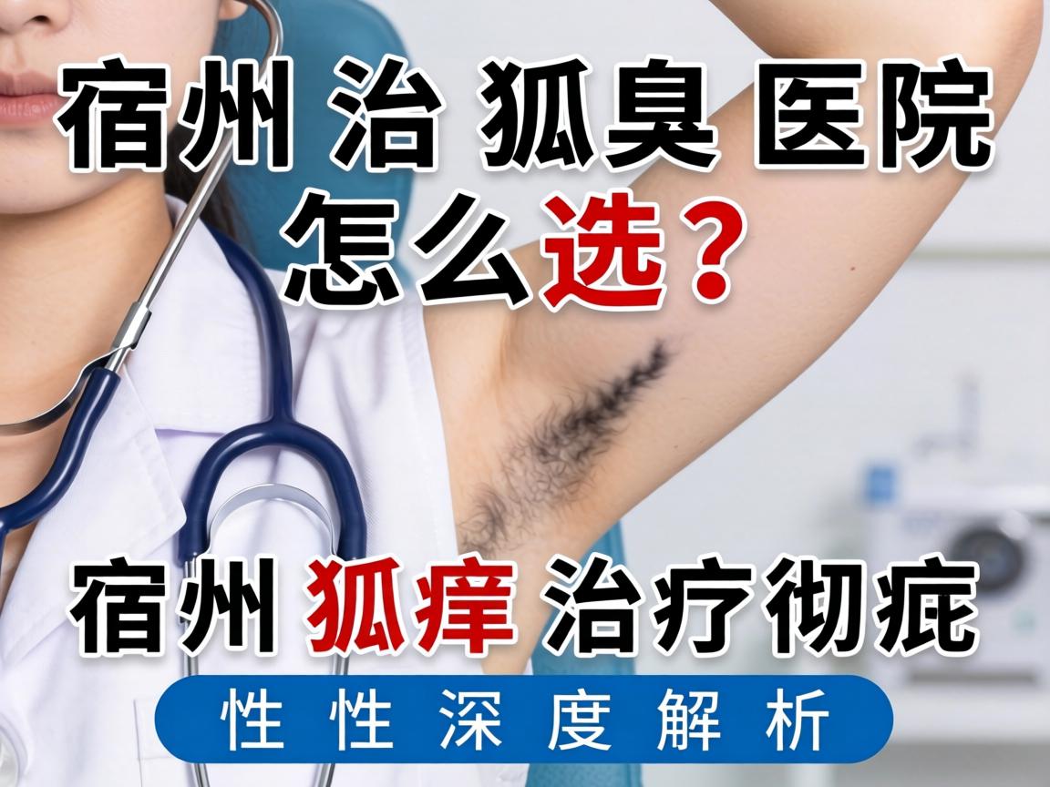 宿州治狐臭医院怎么选？宿州狐臭治疗彻底性深度解析