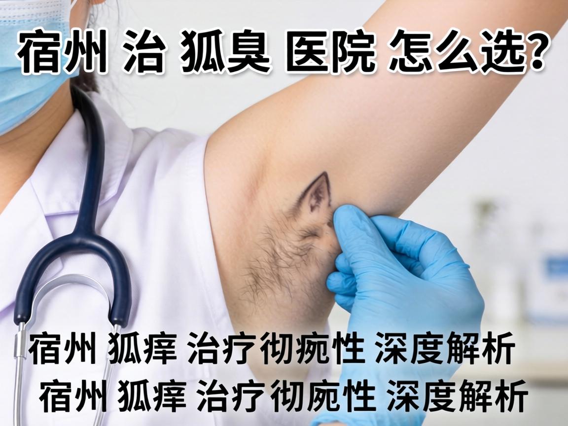 宿州治狐臭医院怎么选？宿州狐臭治疗彻底性深度解析