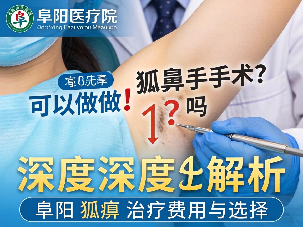 阜阳医院可以做狐臭手术吗？深度解析阜阳狐臭治疗费用与选择