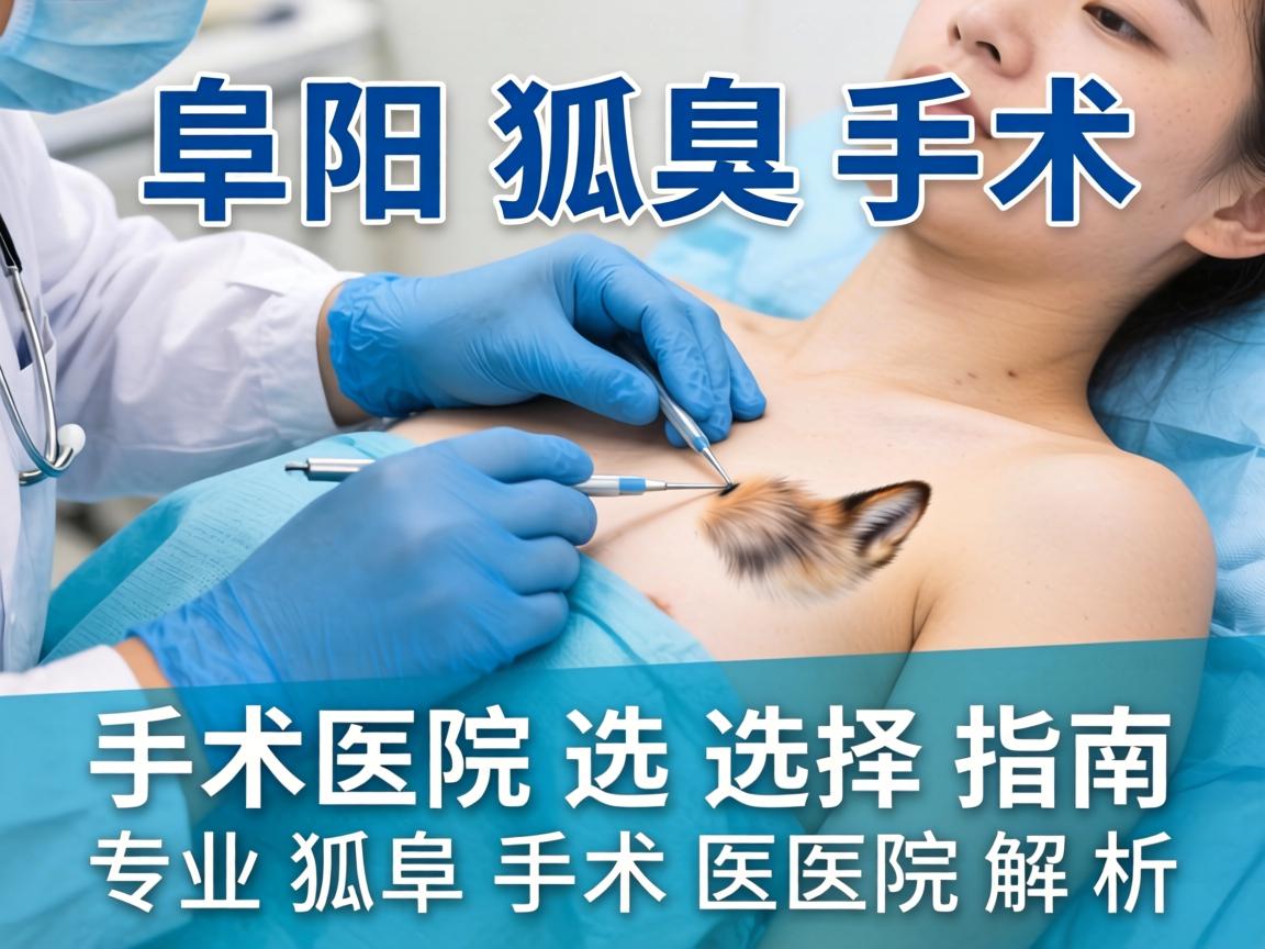 阜阳狐臭手术医院选择指南，专业狐臭手术医院解析