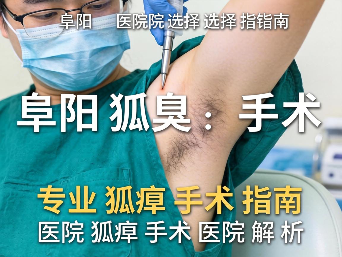 阜阳狐臭手术医院选择指南，专业狐臭手术医院解析