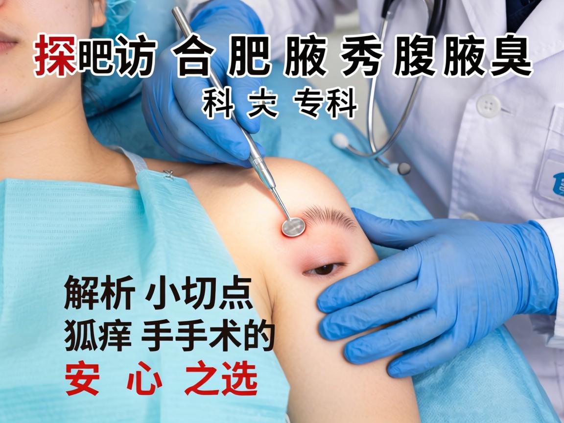 探访合肥腋秀腋臭专科，解析小切口狐臭手术的安心之选
