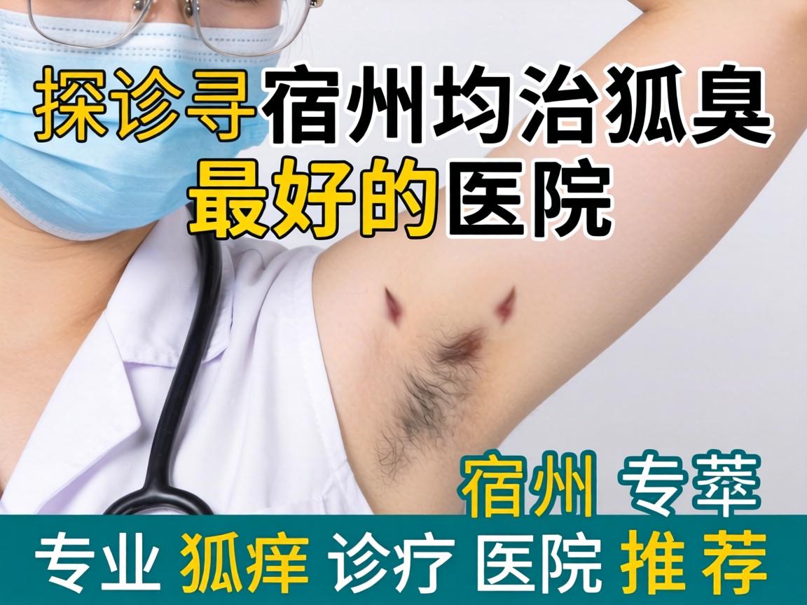探寻宿州治狐臭最好医院，宿州专业狐臭诊疗医院推荐