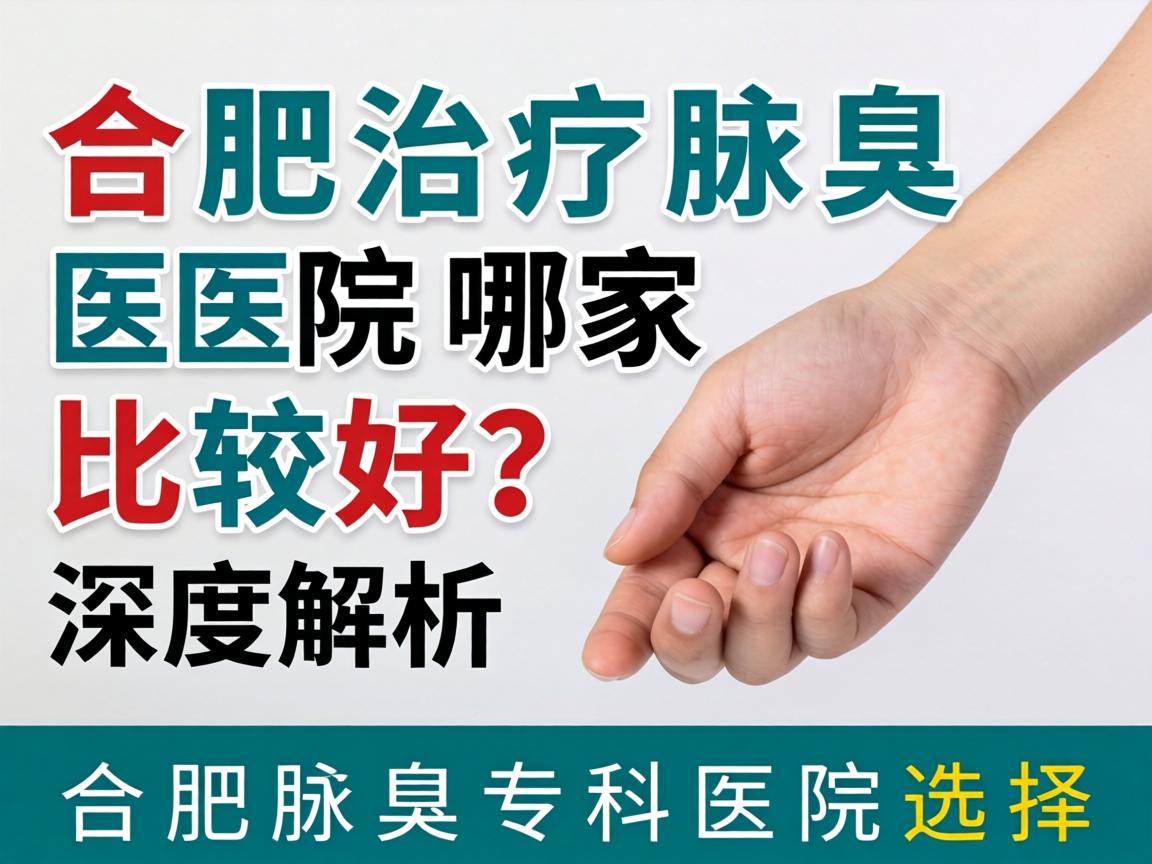 合肥治疗腋臭医院哪家比较好？深度解析合肥腋臭专科医院选择