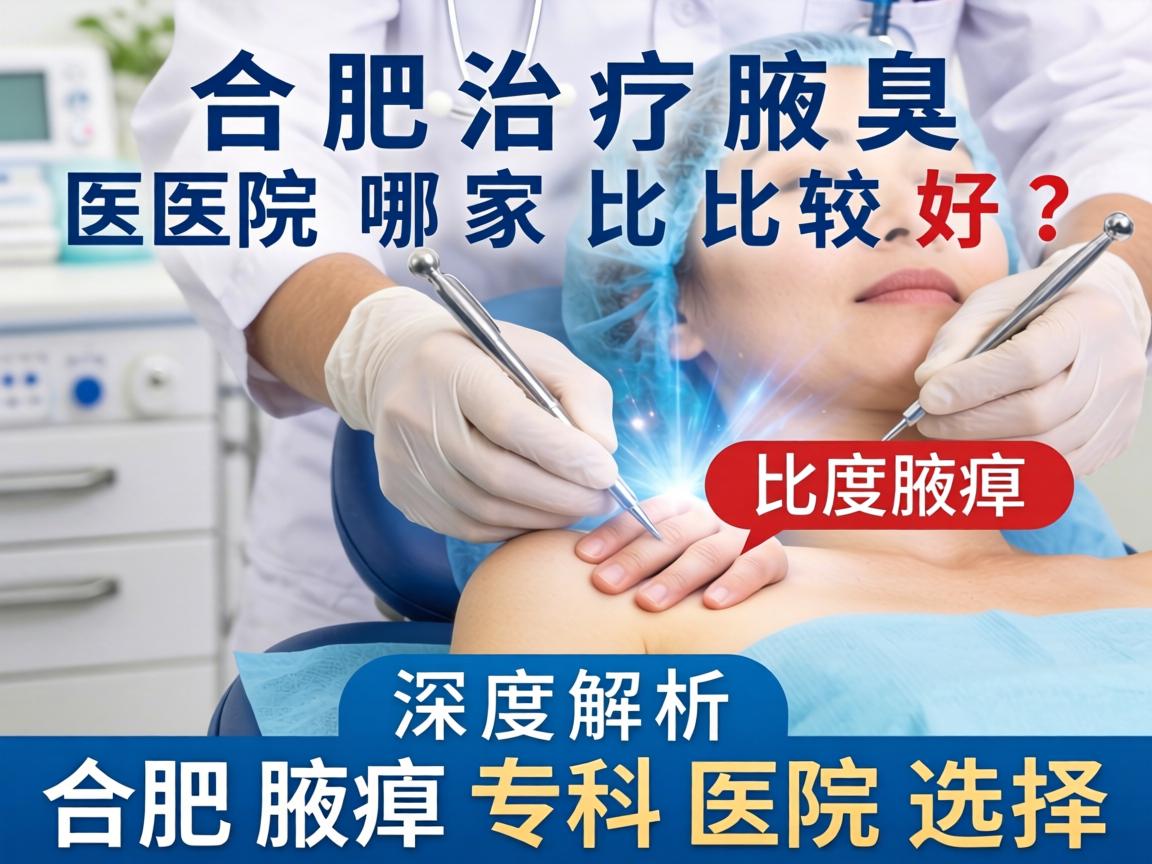 合肥治疗腋臭医院哪家比较好？深度解析合肥腋臭专科医院选择