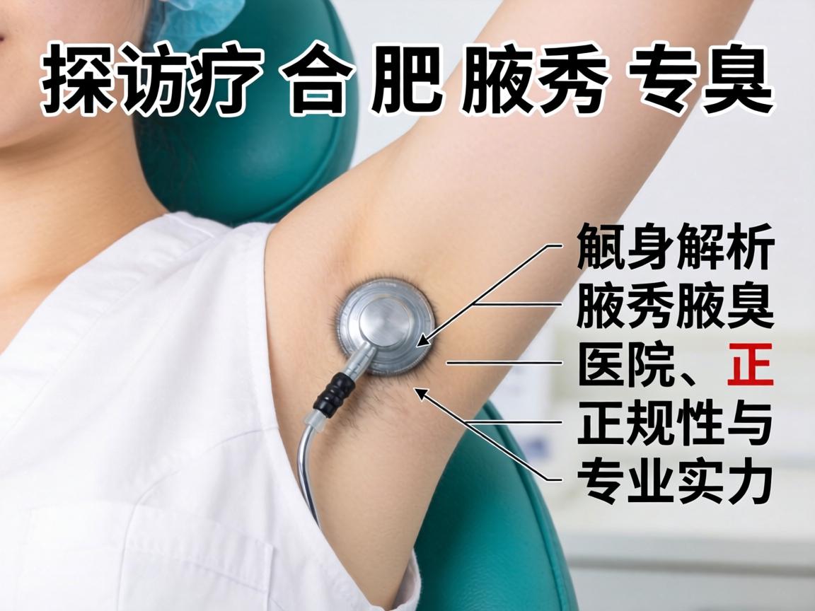 探访合肥腋秀腋臭专科，解析腋秀腋臭医院正规性与专业实力