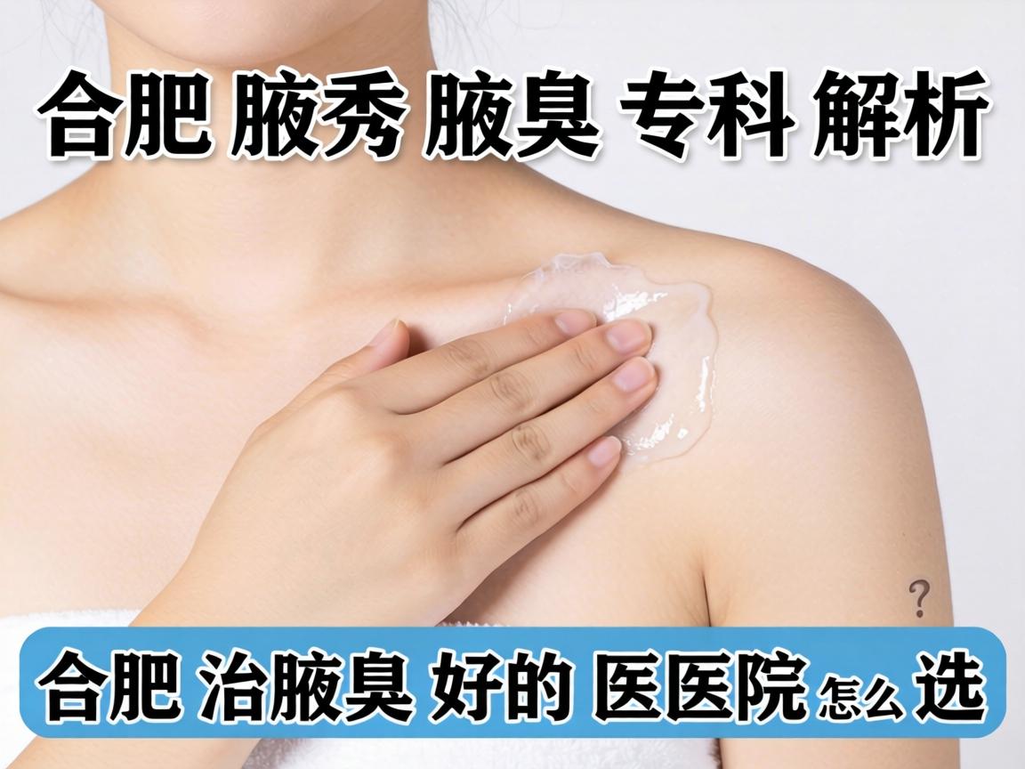 合肥腋秀腋臭专科解析，合肥治腋臭好的医院怎么选？