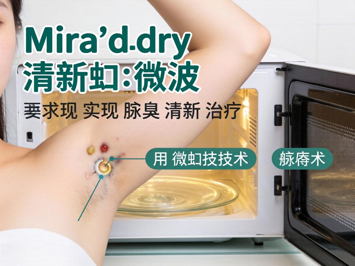 Miradry清新微波，用微波技术实现腋臭清新治疗