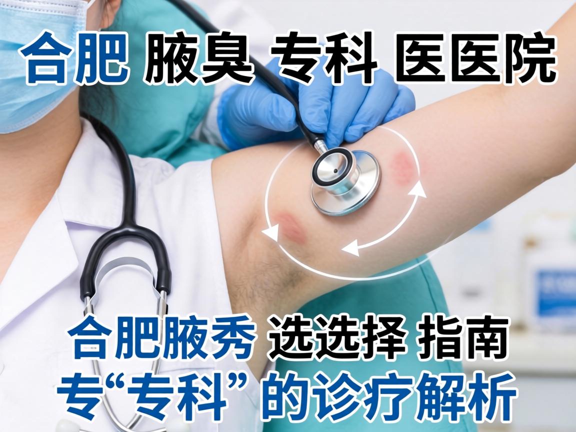 合肥腋臭专科医院选择指南,合肥腋秀专科的诊疗解析 合肥腋臭专科医院选择指南,合肥腋秀专科的诊疗解析