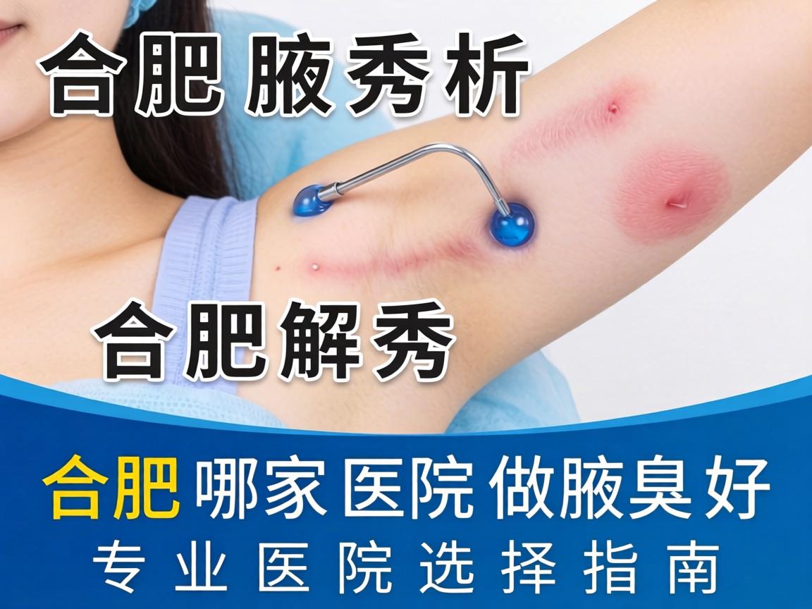 合肥腋秀解析，合肥哪家医院做腋臭好，专业医院选择指南