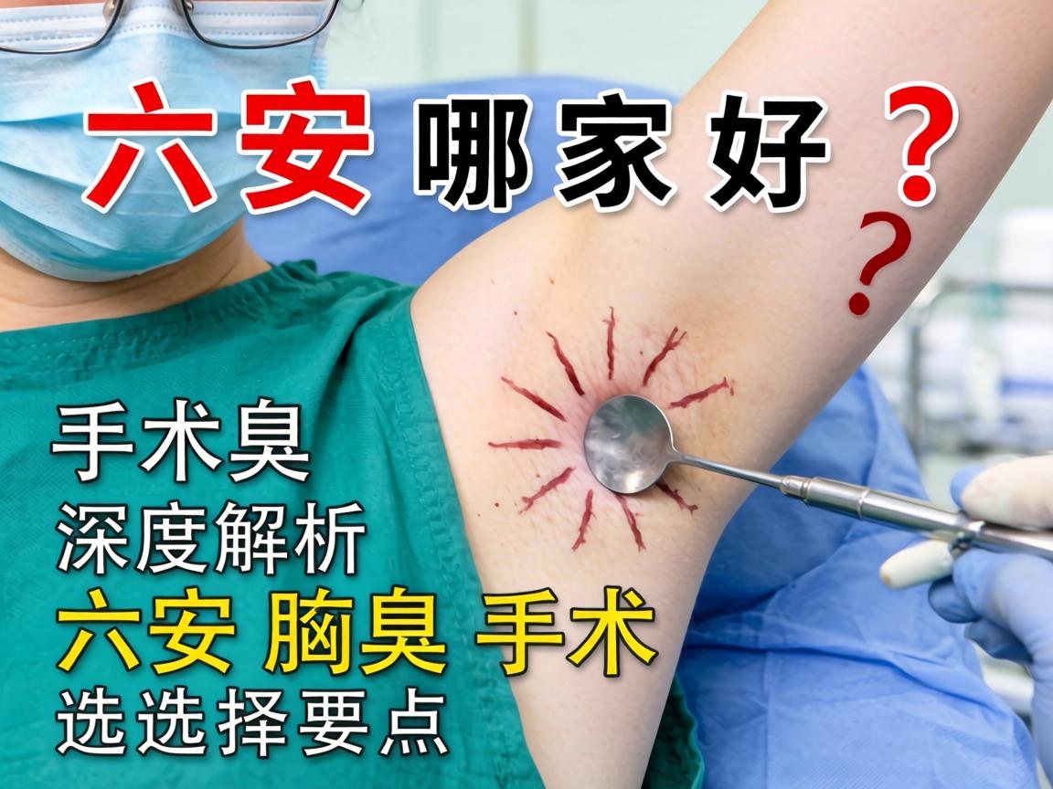 六安腋臭手术哪家好？深度解析六安腋臭手术选择要点