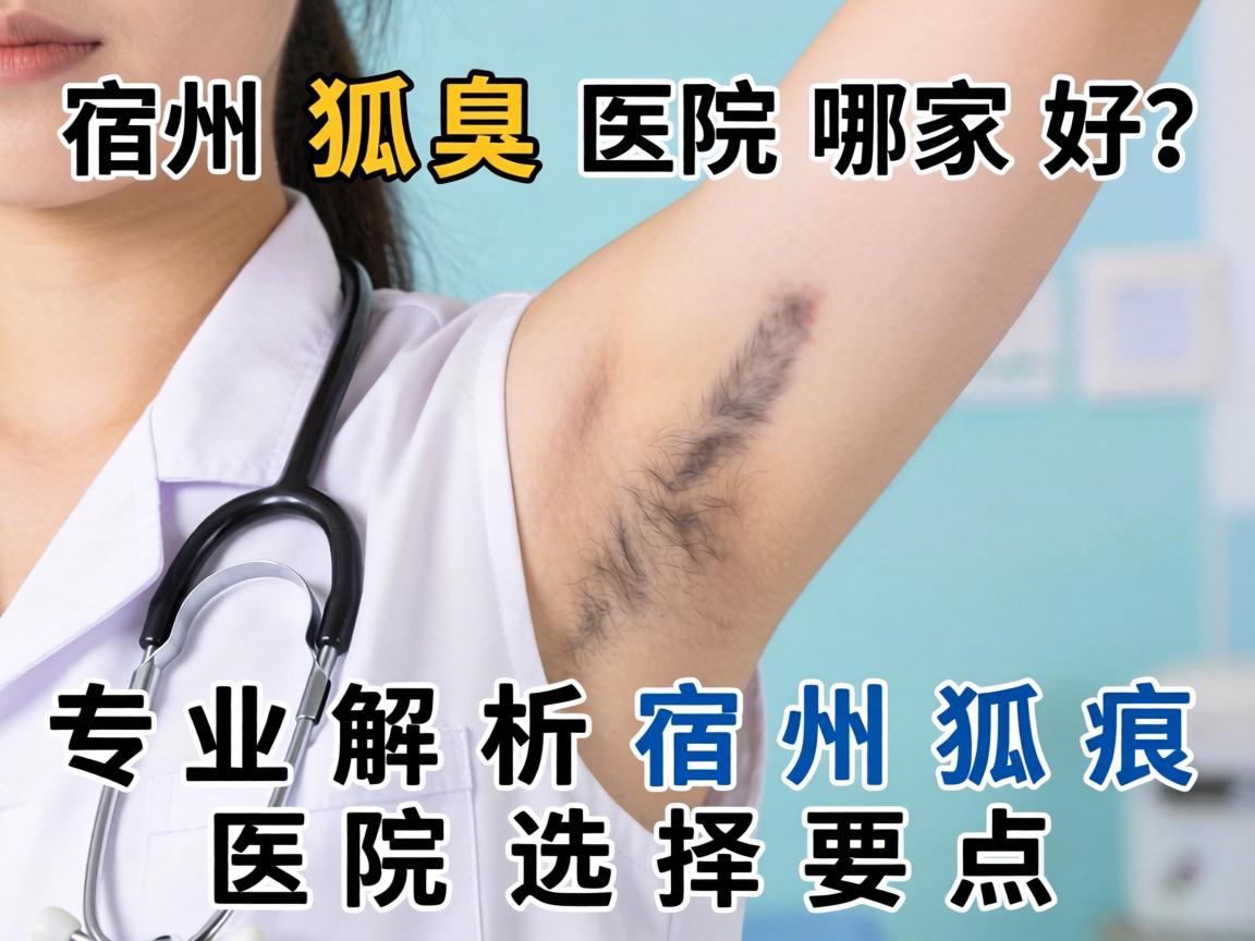 宿州狐臭医院哪家好？专业解析宿州狐臭医院选择要点