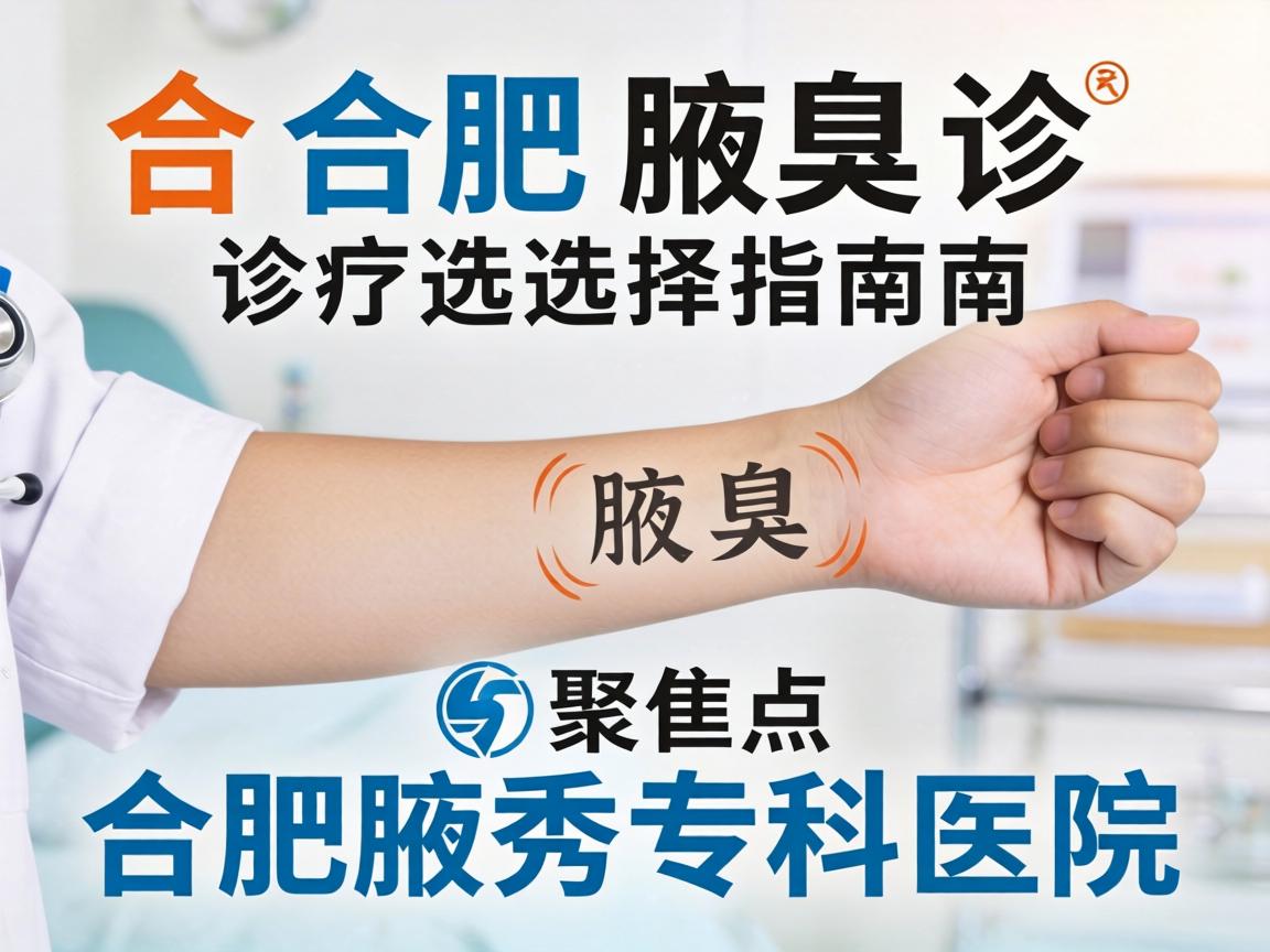 合肥腋臭诊疗选择指南，聚焦合肥腋秀专科医院