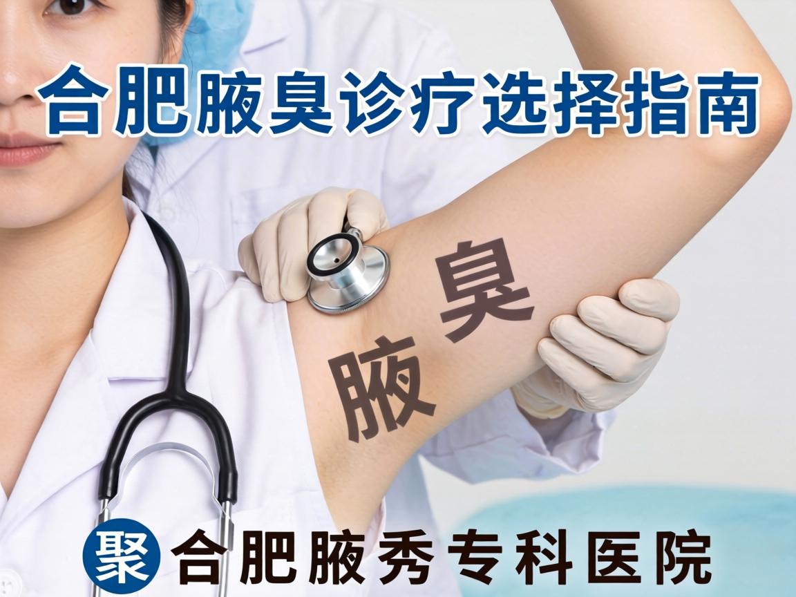 合肥腋臭诊疗选择指南，聚焦合肥腋秀专科医院