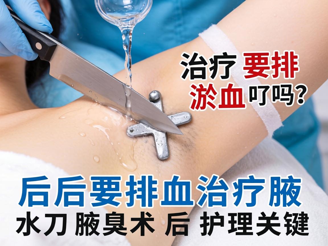 水刀治疗腋臭后要排淤血吗?详解水刀腋臭术后护理关键 水刀治疗腋臭后要排淤血吗?详解水刀腋臭术后护理关键