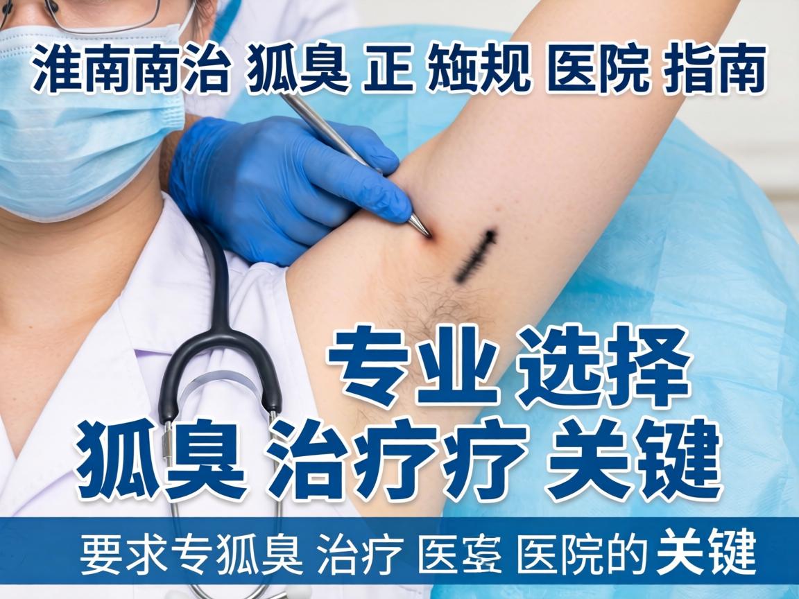 淮南治狐臭正规医院指南,专业选择狐臭治疗医院的关键 淮南治狐臭正规医院指南,专业选择狐臭治疗医院的关键