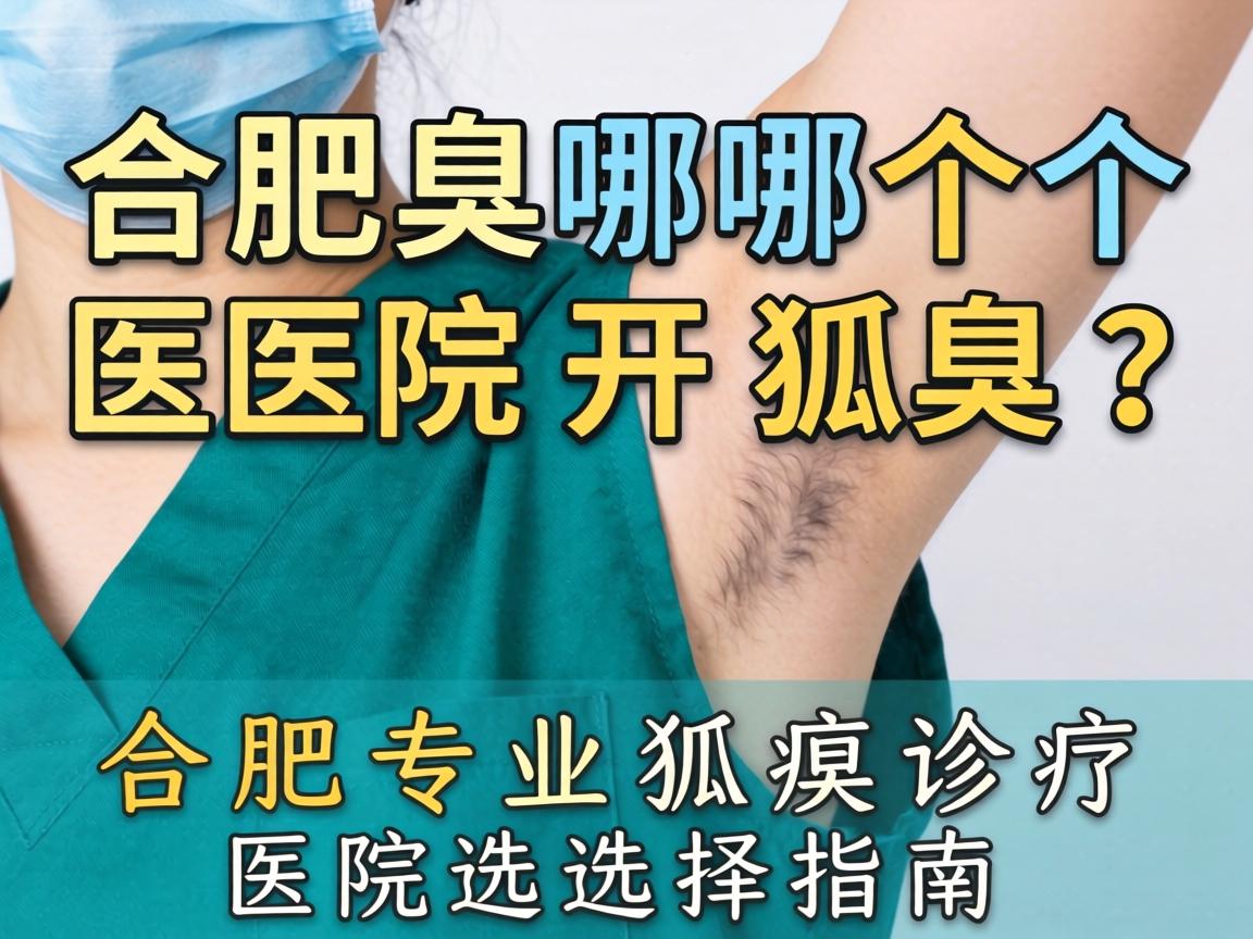 合肥哪个医院开狐臭？合肥专业狐臭诊疗医院选择指南