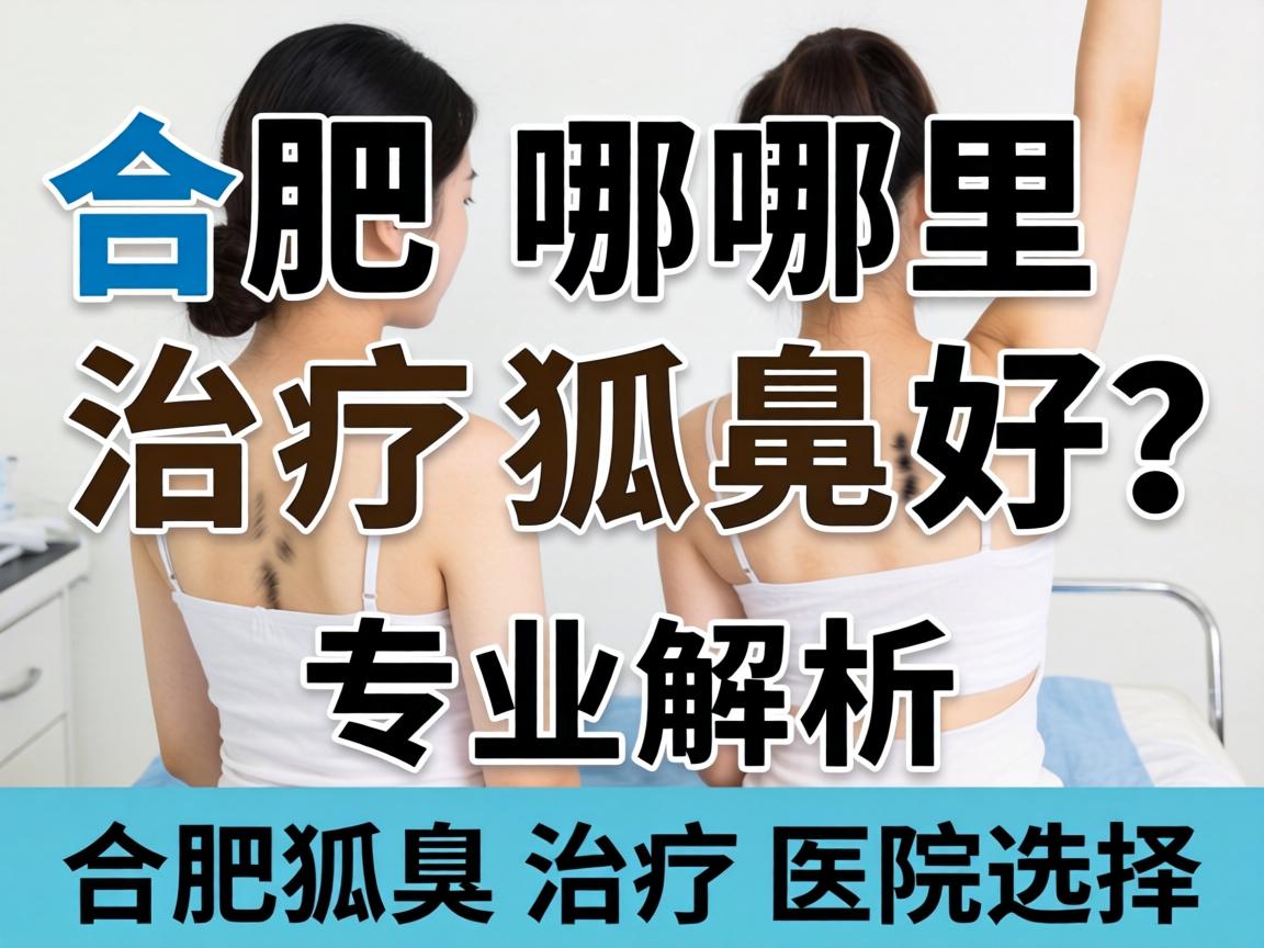 合肥哪里治疗狐臭好？专业解析合肥狐臭治疗医院选择