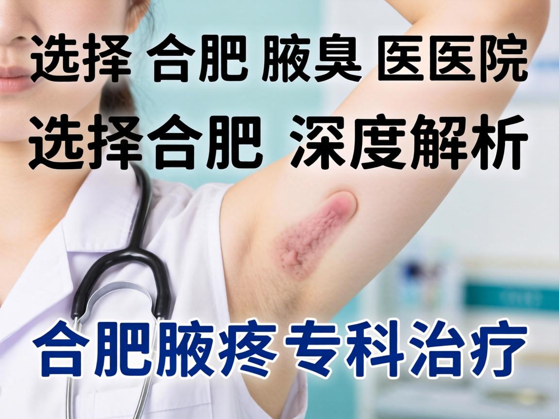 选择合肥腋臭医院，深度解析合肥腋臭专科治疗